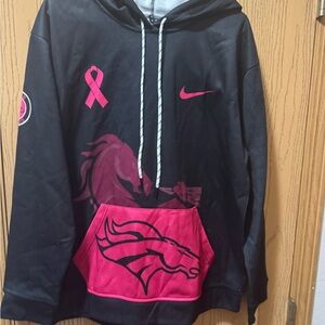 2024 Broncos Hoodie for breast cancer size Large